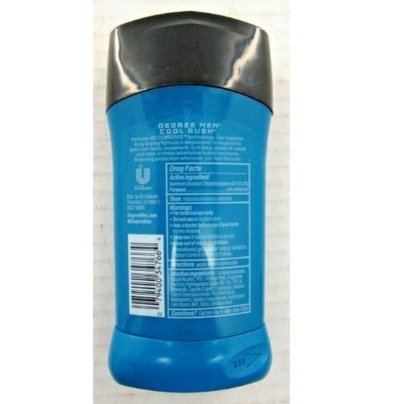 Men's DEGREE Motion Sense Anti-Perspirant 48Hour - Picture 2 of 2